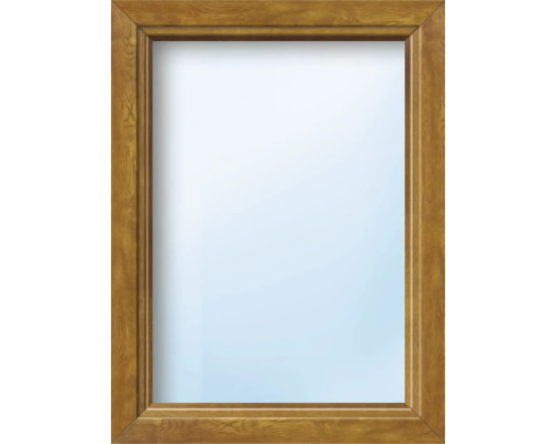 Fast fönster ARON BASIC+ PVC 70x160cm vit/golden oak härdat glas in-och utvändigt Rektangulär spegel med träram