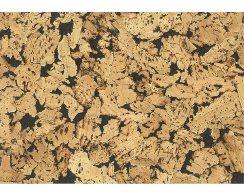Väggpanel GRANORTE Decodalle Country svart kork 600x300x3 mm Korkstruktur som bakgrund för byggnadsmaterial