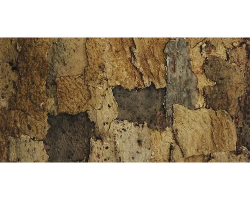 Väggpanel GRANORTE Rusticork Belly kork 600x300x30 mm Närbild av en korkyta