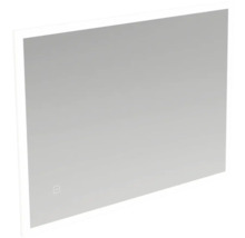 Rektangulär spegel med LED-belysning