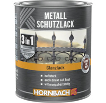 Metallskyddsfärg HORNBACH 3i1 glanslack svart 750ml