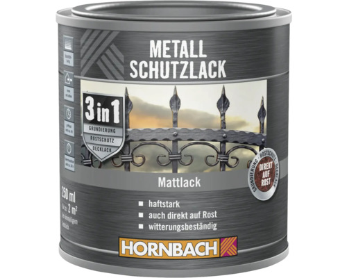 Burk metallskyddslack 3 i 1 primer, rostskydd och topplack