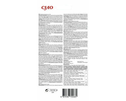 Information om sammansättningen av kattmat