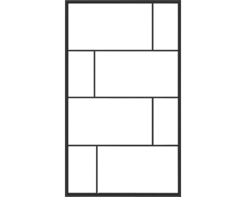 Ram med rektangulära fack