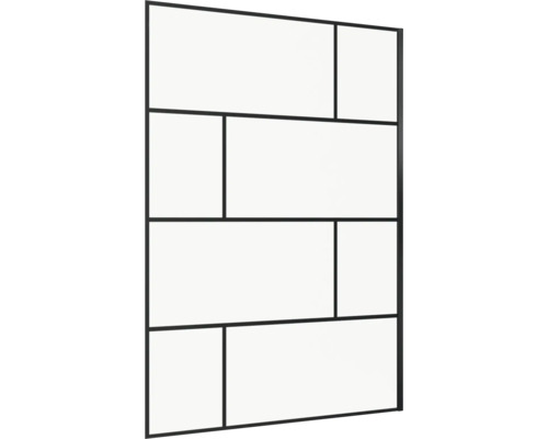 Dekorativ platta med rektangulärt mönster