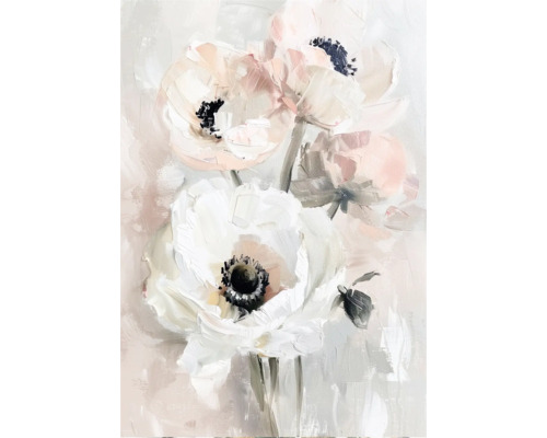 Canvastavla Blommor 60x80cm