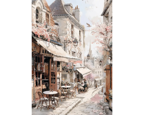 Canvastavla stad 70x100cm