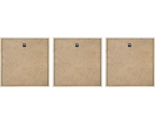 Baksidan av tre fotoramar