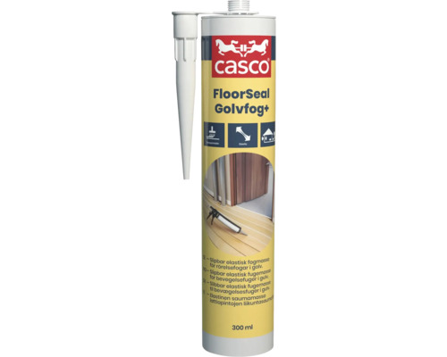 Golvfog CASCO Floorseal+ mörkbrun 300 ml