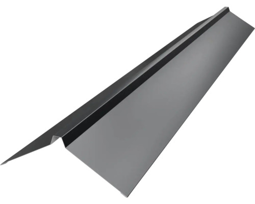 Nockplåt PRECIT rak för trapetsplåt svart 1000x95x95x0,4 mm Nockplåt av metall