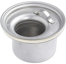 Golvbrunn i rostfritt stål med avtagbart filter