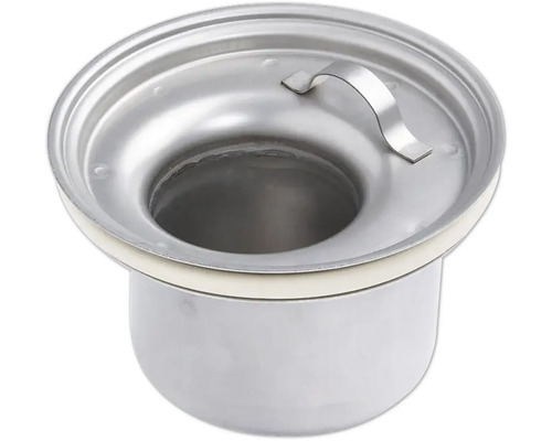 Golvbrunn i rostfritt stål med avtagbart filter