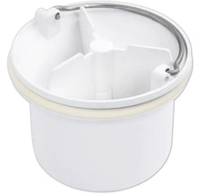 Vit färg hink insats av plast med metallbygel