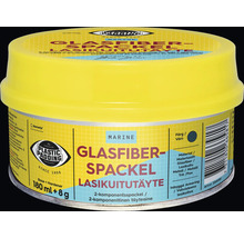 Glasfiberspackel i en burk med 180 milliliter bas och 8 gram härdare