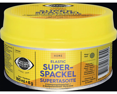 Elastiskt super spackel för inom- och utomhusbruk, lämplig för plast, trä och fiberplattor