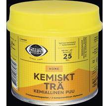 Burk med kemiskt träspackel