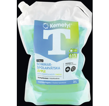 Kemetyl spolarvätska äpple i en 3 liters påse