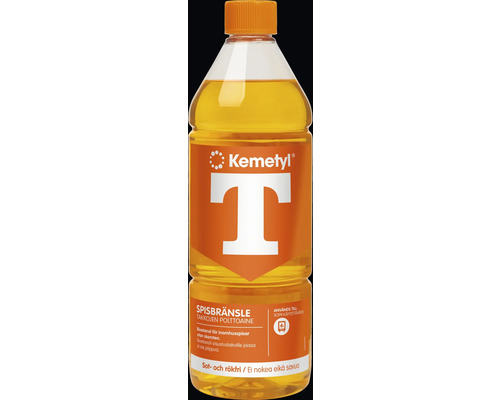 Kemetyl bränsle för eldstäder