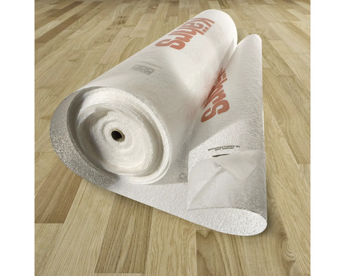Rulle isolerande underlag för golvbeläggningar