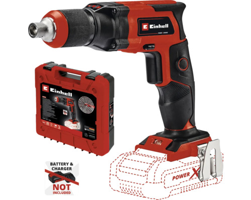 Einhell gipsskruvdragare med transportväska, utan batteri och laddare