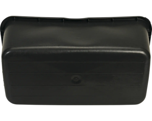 Svart mortelbalja av plast