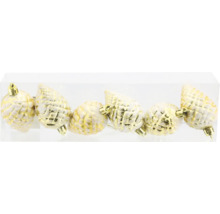 Julgransdekoration i form av en tallkotte, som ett set