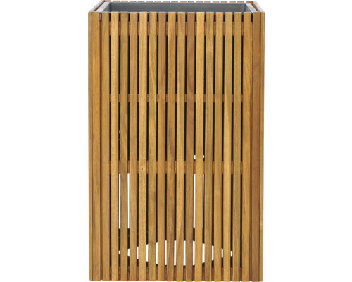 Blomlåda av träribbor