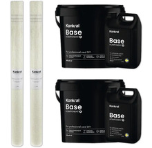 Konkral glasfiberväv och Konkral Base tvåkomponentsystem för proffs och hemmafixare