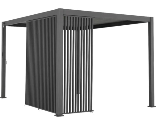 Lamellvägg MIRADOR vertikal Classic, Deluxe 111 93x235cm antracit