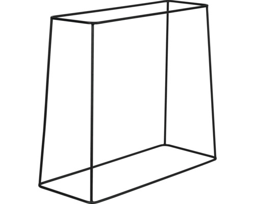 Blomställ GELI Viva metall 27,4x56cm svart Metallväxtställningsram