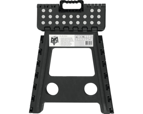 Hopfällbar trappall av plast