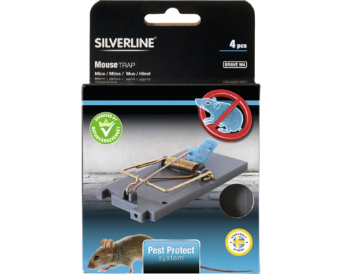 Musfälla SILVERLINE Brave M4 plast 4-pack