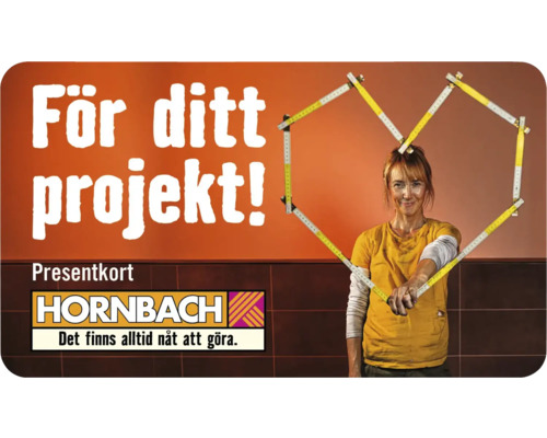 Presentkort HORNBACH – giltigt i 10 år (skickas via e-post)-0