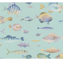 Tapet med fiskmönster