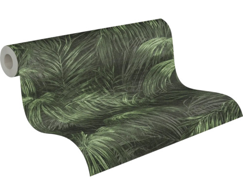 Tapet A.S. CRÉATION Palm grön 10,05x0,53m Tapetrulle med bladmönster