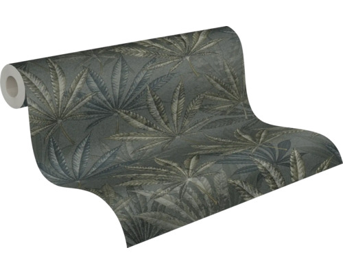 Tapetrulle med växtmönster