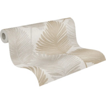 Tapetrulle med bladmönster