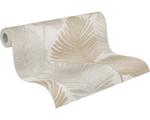 Tapetrulle med bladmönster