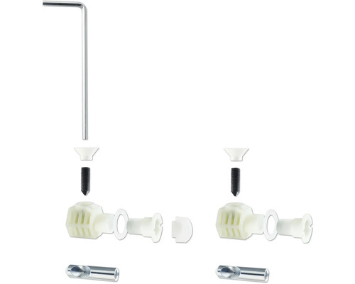 Enskilda delar för ventilationsmunstycken med insexnyckel