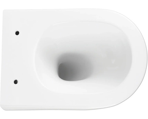 Keramisk vägghängd toalett med djup spolning för väggmontage