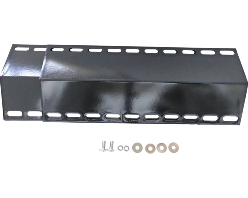 Justerbart flamskydd Repair & Replace 26-48cm bredd 10,6cm till Carbon TG-3 & TG-4 Grillbrännarskydd med fästmaterial
