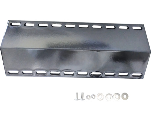 Brännare i rostfritt stål med fästmaterial för grillapparater