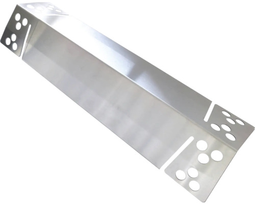 Grillflamspridare av rostfritt stål med hål för värmefördelning