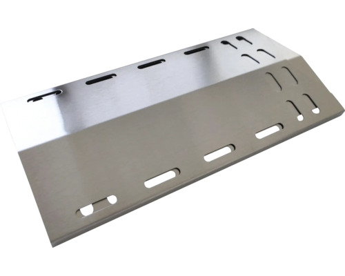 Grillflamskydd av metall med utskärningar