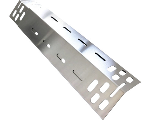 Grillflamskydd av metall med spår