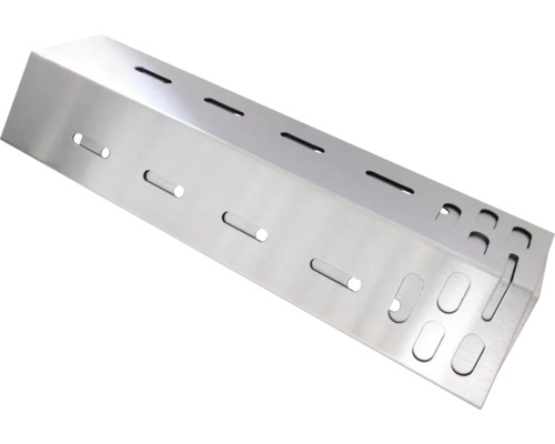 Brännarskydd i rostfritt stål för grill med slitsar