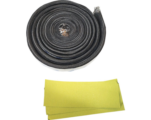 Tätningssnöre och tätningsband för ugn och öppen spis