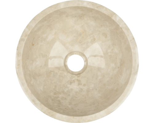 Tvättställ för bänkskiva av marmor, rund form