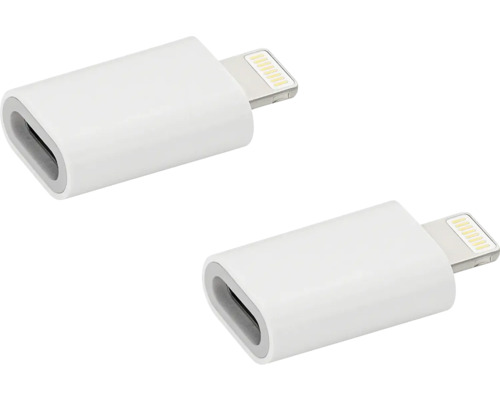 Adapter BLEIL USB 3.0 8P-TYP C 2st Två USB-C till Lightning-adaptrar