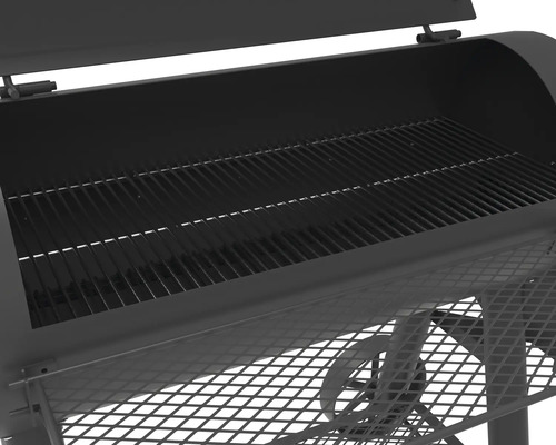 Grill med grillgaller och förvaringsgaller